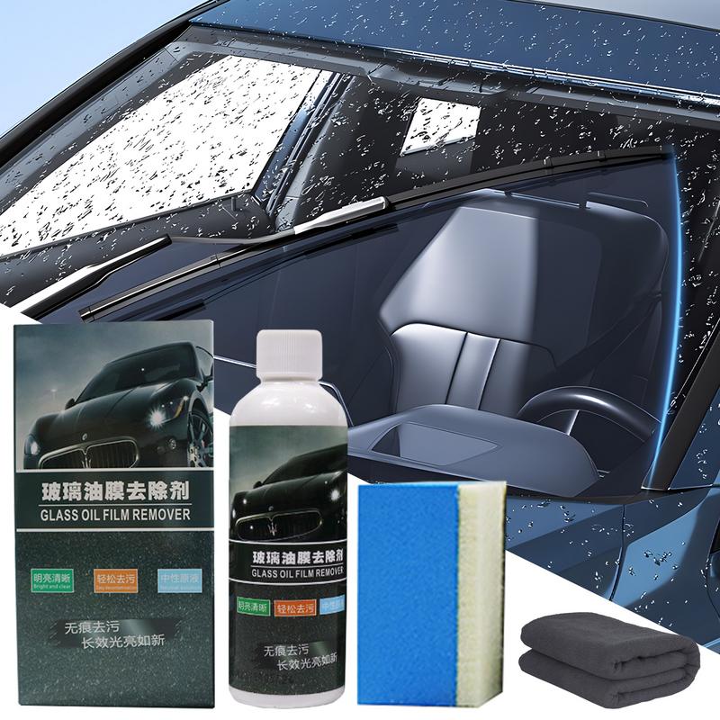 Oil Film Cleaner For Car Glass Cleaner Car Windshield Car Detailing Oil Film Remover Windshield Cleaner Glass Oil Film Cleaner