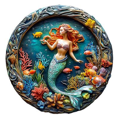 KAAYEE 3D Visual Mermaid Wooden Jigsaw Puzzle for Adults | 200-Piece Laser-Cut Wood Puzzle | Unique 3D Effect Artwork | Premium