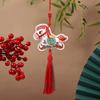 Chinese Style Pony Embroidered Pendant Tassel Horse Hanging Decoration  Cultural Gift