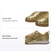 Gato LV8 GS Metallic Goud Kinder Sneakers Tan Wit Gum-Lichtbruin II7084-700