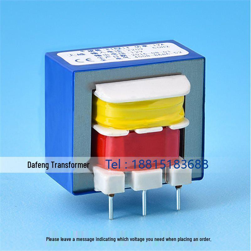 EI28*14 1W Single-Phase AC Isolation Transformer: 220V to 6V, 9V, 12V, 15V, 24V PCB Mount.
