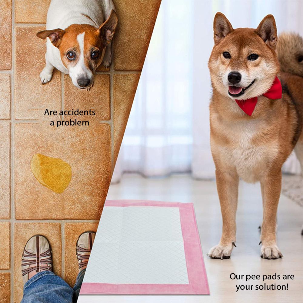 50pc Pet Diaper 60*90cm 60*60cm Dogs Diapers Disposable Puppy Training Pee Pads Quick Dry Surface Mat Clean Cushion Dog Supplie
