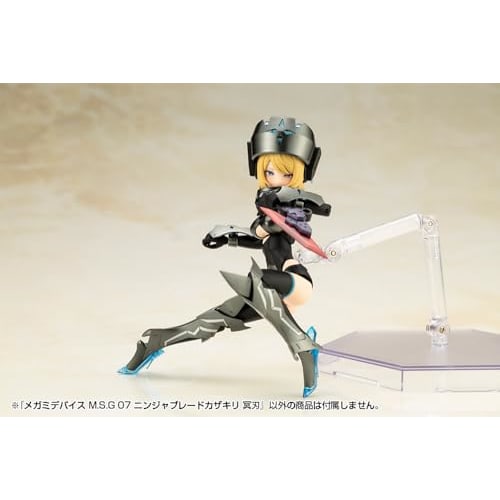 Kotobukiya Megami Device M.S.G 07 Ninja Blade Kazakiri Meijin (Meijin) 1/1 Scale Plastic Model Kit, Approximately 170mm Long