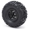 Universal 2.2inch Inflatable Tire Upgrade Spare Parts for 1/10 RC Car Model Black