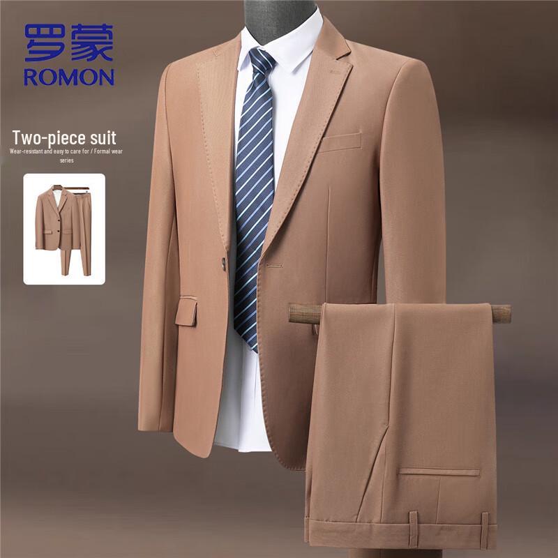 

Romon Men s Slim Fit Two-Piece Suit 2XL/54