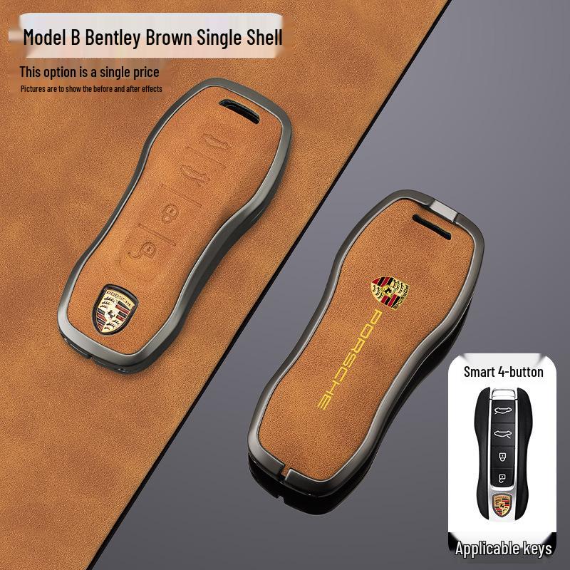 Funda de Carcasa para Llave Porsche para Cayenne, Panamera, Macan, 911, 718, Taycan