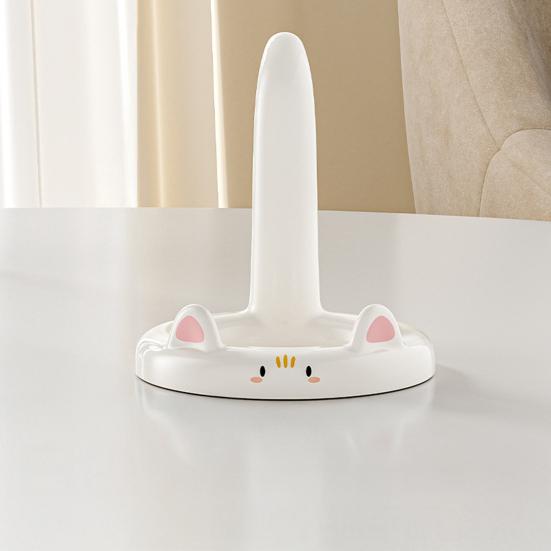 Suporte para Celular Gatinho Fofo Suporte de Telefone Mãos Livres Criativo Mini Suporte de Celular para Mesa para Visualização Horizontal Vertical