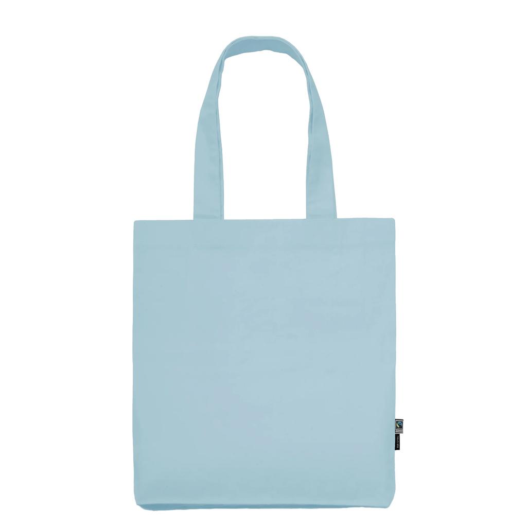 Neutral Plain Twill Long Handle Tote Bag