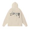 Mens Oversized Hooded Sweatshirt With Bold Letter Print Cotton Blend Loose Fit Daily Wear