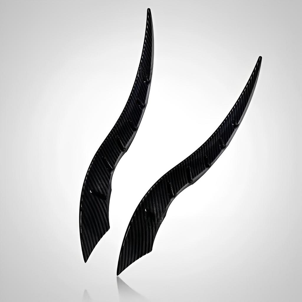 Car Roof Dragon Devil Horns Modification Flow Wave Car Roof Styling Bar - 3D Curved Spike for Sedan SUV Exterior Unique Shaped