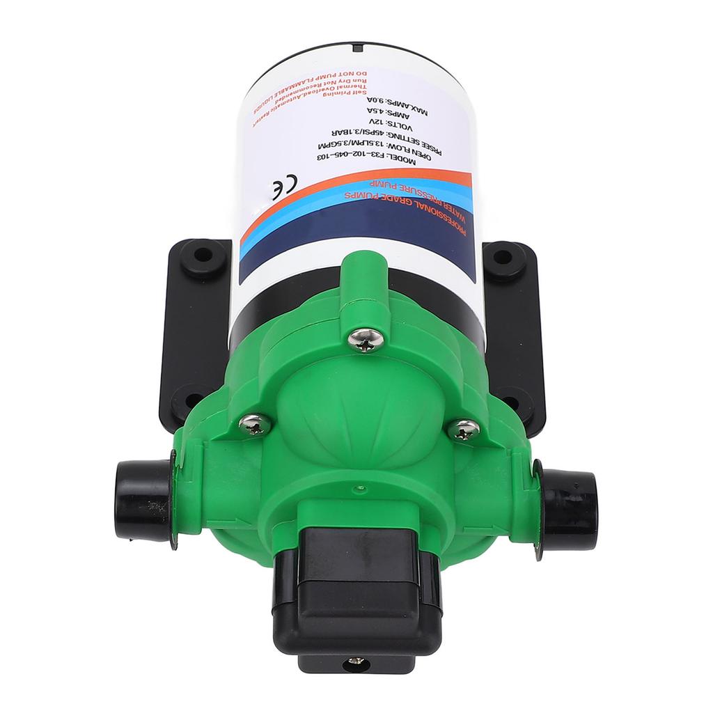 RV Fresh Water Pump 12V DC 3.5 GPM 45 PSI Self Priming Diaphragm Water Pump for RV Marine Yacht Caravan