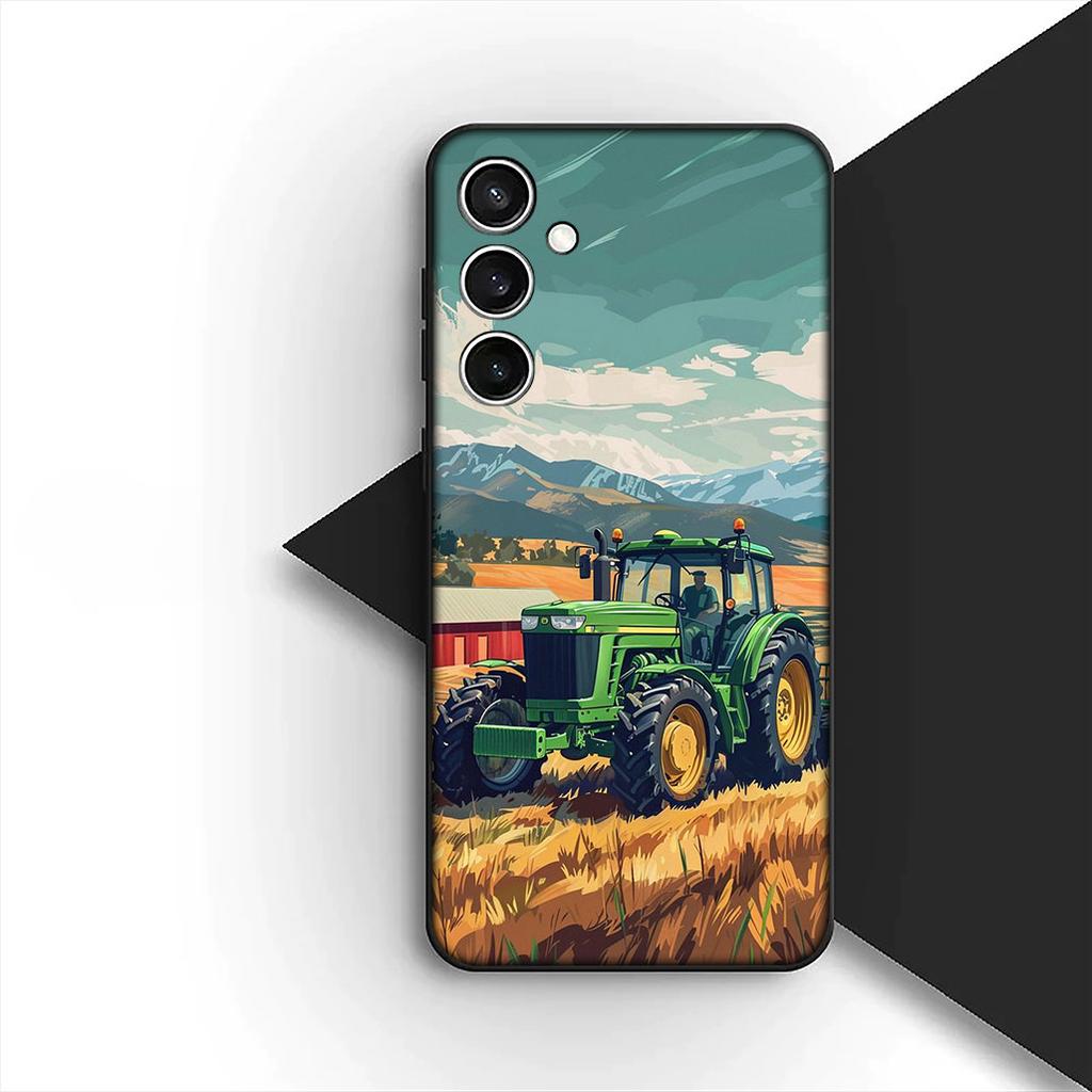 Farm Vehicle Tractor Silicone Cover for Apple iPhone 17 Pro XS Max Air XR 6 Plus X 5 + SE 2022 SE2 6+ Coque Phone Case