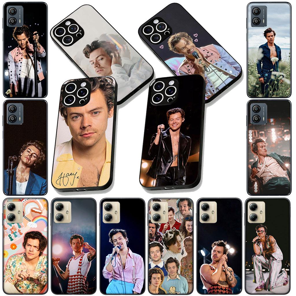 Soft Cover for Motorola Moto G86 G14 G35 G34 G45 G55 G64 G75 G85 G24 G15 G54 G57 Power Coque Phone Case H-HaRRys-S-styles Singer
