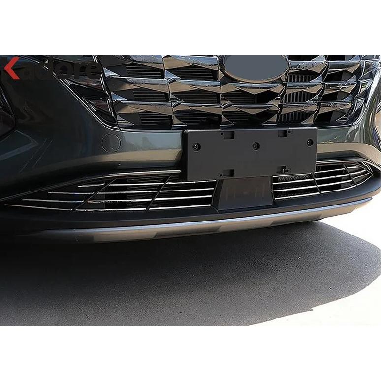 Für Hyundai Tucson NX4 2024 Edelstahl Auto Front unterer Kühlergrill Grills Abdeckung Zierleisten Racing Grillstreifen Zubehör