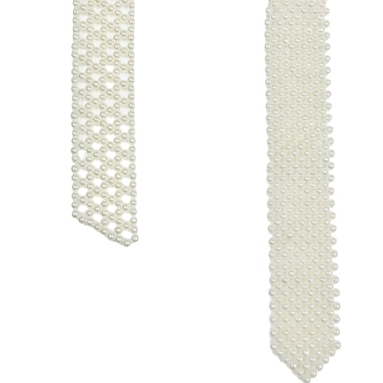 Adult Crystal Necktie Formal Accessories Party Concert Tour Choker Necklace Tie
