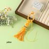 Tibetan Hand-Woven Gradient Cotton Tassel Ring for Hanging Bags and Vehicles