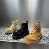 Lace-Up Big Head Short Boots Casual Fashion Men'S Boots Martin Boots Thick-Soled Tooling