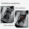 For Tesla Model Y Juniper 2025 Central Control Anti Slip Cup Mat Storage Cup Mat Car Water Cup Holder Mat Drink Insert Coaster