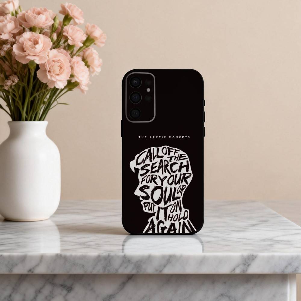 Alternative Arctic Monkeys Band Phone Case For Samsung S25,24,23,22,30,21,10,9,Ultra,Plus,Lite,FE,4,5 G Soft Black Case