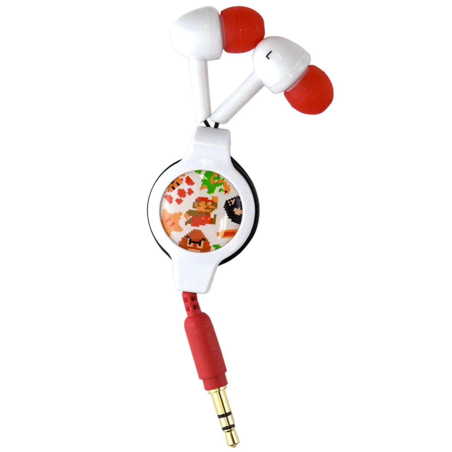 

Gourmandies Super Mario Brothers Reel Type Stereo Earphones Color mrb-06b