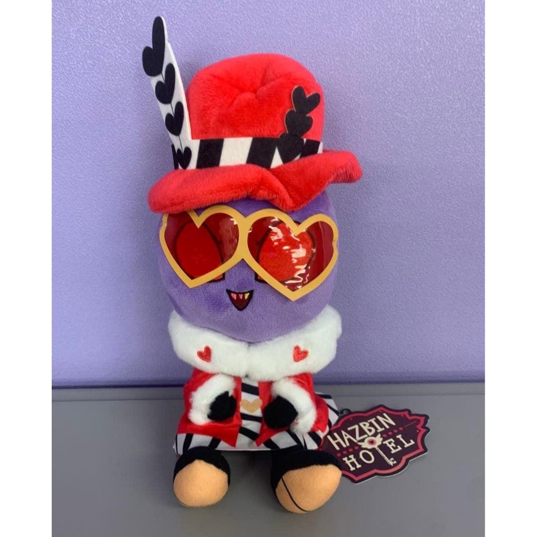 Welcome Hazbin Hotel Sitting Plush Toy Valentino Round One Limited Edition
