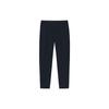 Anta Training Series Solid Color Mid Waist Straight Casual Pants Women Bottoms Basic-Black 162337508-1