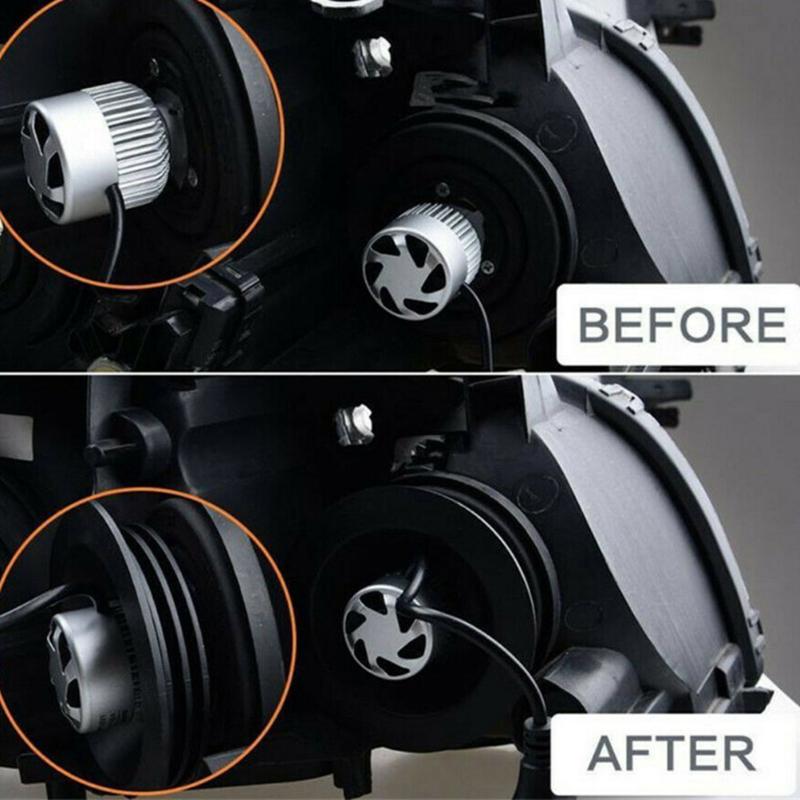 Coperchio antipolvere in gomma per faro a LED Tappo di tenuta impermeabile per lampadina faro auto moto Per H1 H3 H4 H7 H8 H9 H11 H7 Faro a LED