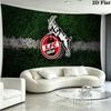 1.FC KoIn Logo Wall Tapestry Aesthetic Wall Hanging Printed Fabric Blanket Decorative Tapestries for Bedroom Living Room Home Decor