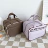 Nylon Insulated Bag Hand-held Insulated Bag Lunch Box Bag Student Lunch Bag  Office Worker