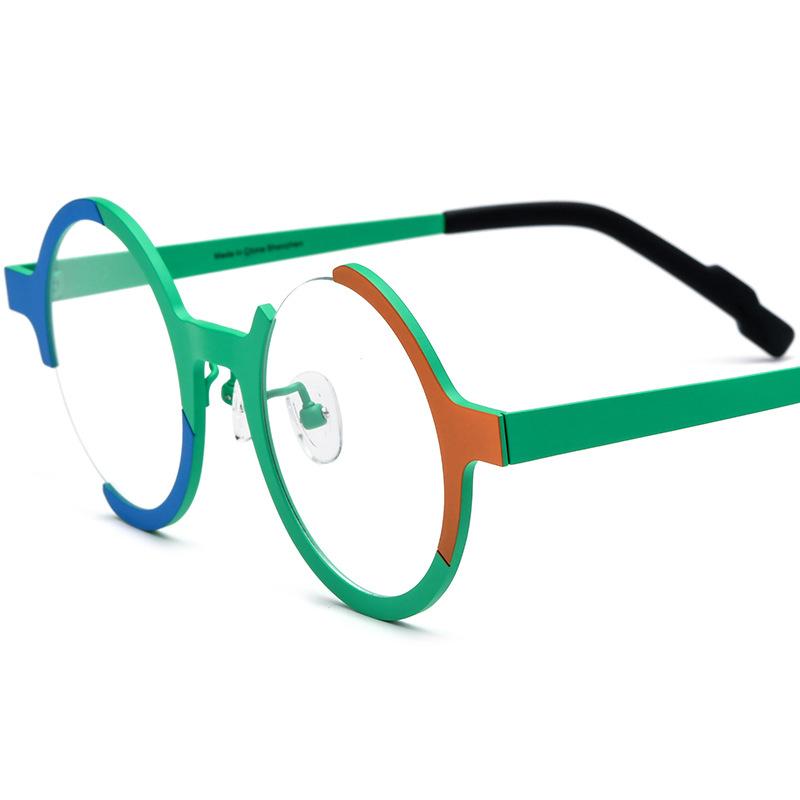 Borregls Colorful Titanium Full-Frame Lightweight Glasses Frame Unisex 2025 New Designer High Quality Optical Eyewear Titanium