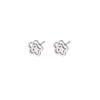 European & American Style Titanium Steel Star, Moon & Bowknot Stud Earrings for Women