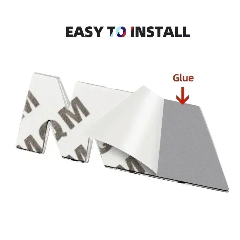 Car Wing Fender Rear Trunk Emblem Badge Decal Body Stickers Styling For BMW M E36 E60 E90 X2 X1 X3 X5 E46 E39 E70 M3 M5 M6