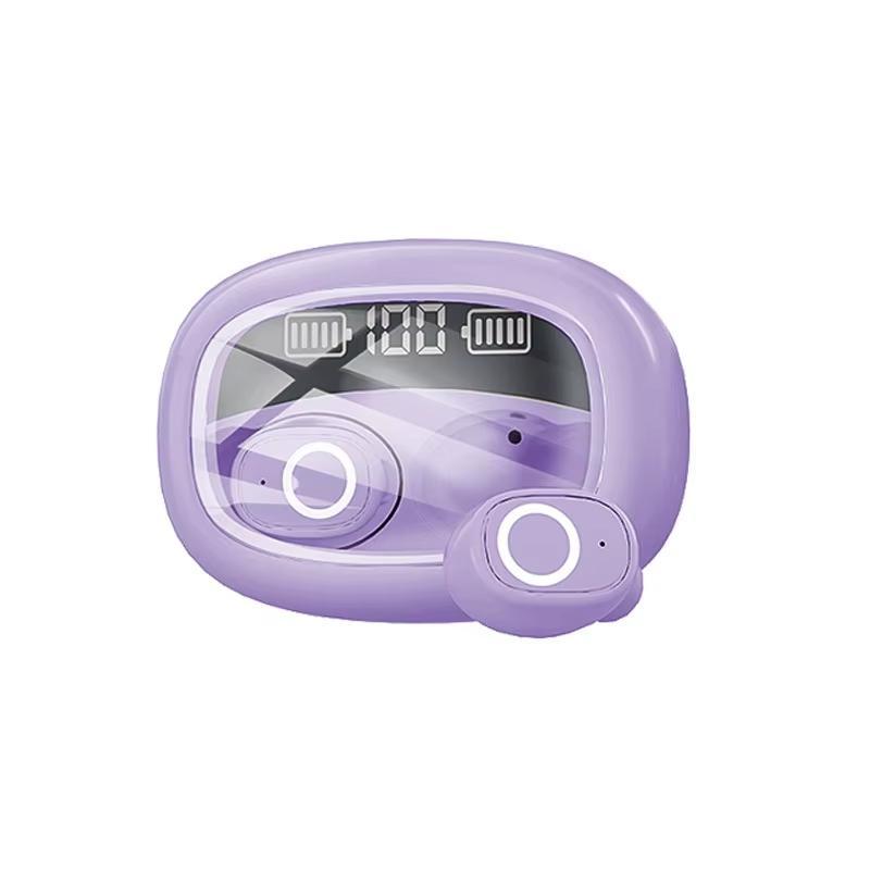 

Беспроводные Bluetooth-гарнитуры Наушники с шумоподавлением Hi-Fi стереонаушники Водонепроницаемые спортивные музыкальные наушники фиолетовый