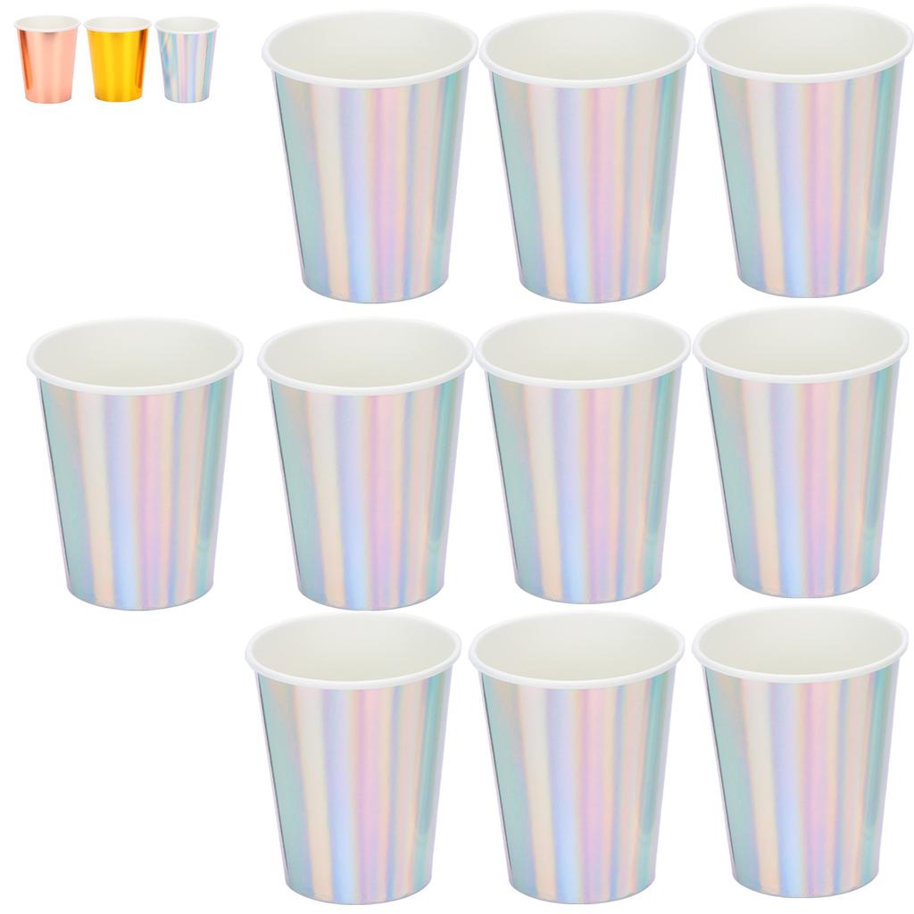 20 buc Pahare de Hârtie Ceașă de băut compostabilă ceașcă de suc reciclabilă pentru petrecere, cafea, ceai