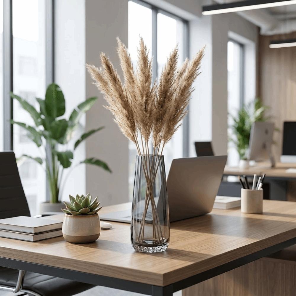 Minimalist Flower Vase Transparent Decorative Vase Aesthetic Glass Vase Wedding Table