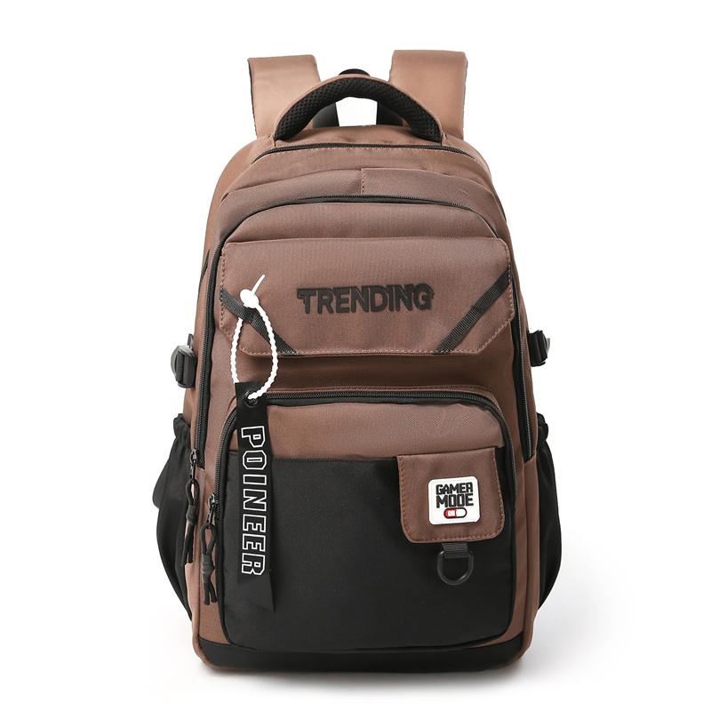 Men's Large Capacity Backpack Travel Computer Backpack Women's Junior Senior High School Student Schoolbag