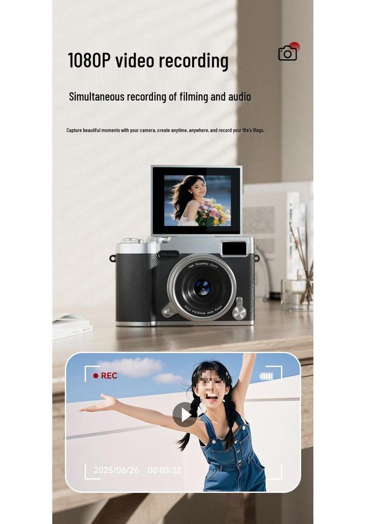 Crayon Shin-chan Student HD Digital Flip Camera & Camcorder
