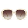 European And American New  Hot-Selling Modern Retro Large-Frame Sunglasses Trendyy Street Photography Lh261