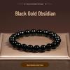 Super God Shine Black Obsidian Bracelet 6-18mm for Men and Women