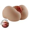 Male Masturbator Silicone Artificial Pussy and Anus Dual Channel Realistic Skin Touch Silicone Big Butt Male Sex Toy