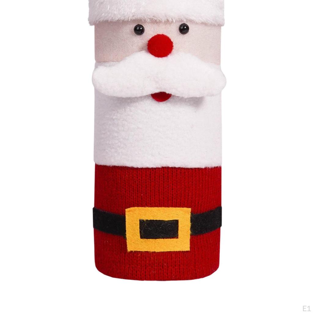Weihnachts-Weinflaschenhülle Feiertags-Pullover Tischdeko Partygeschenke, Wiederverwendbar