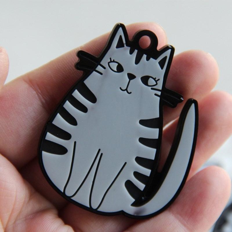 Creative Silicone Casting Molds Cats Shape Necklace Molds Suitable for Making Animal Necklace and Earrings Pendant