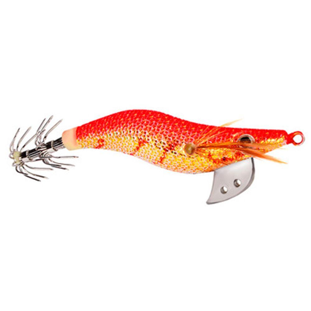2.0#  2.5#  3.0# Jigs Luminous Lifelike Squid Hook Wood Shrimp Lures Octopus Bait Fishing Tackle