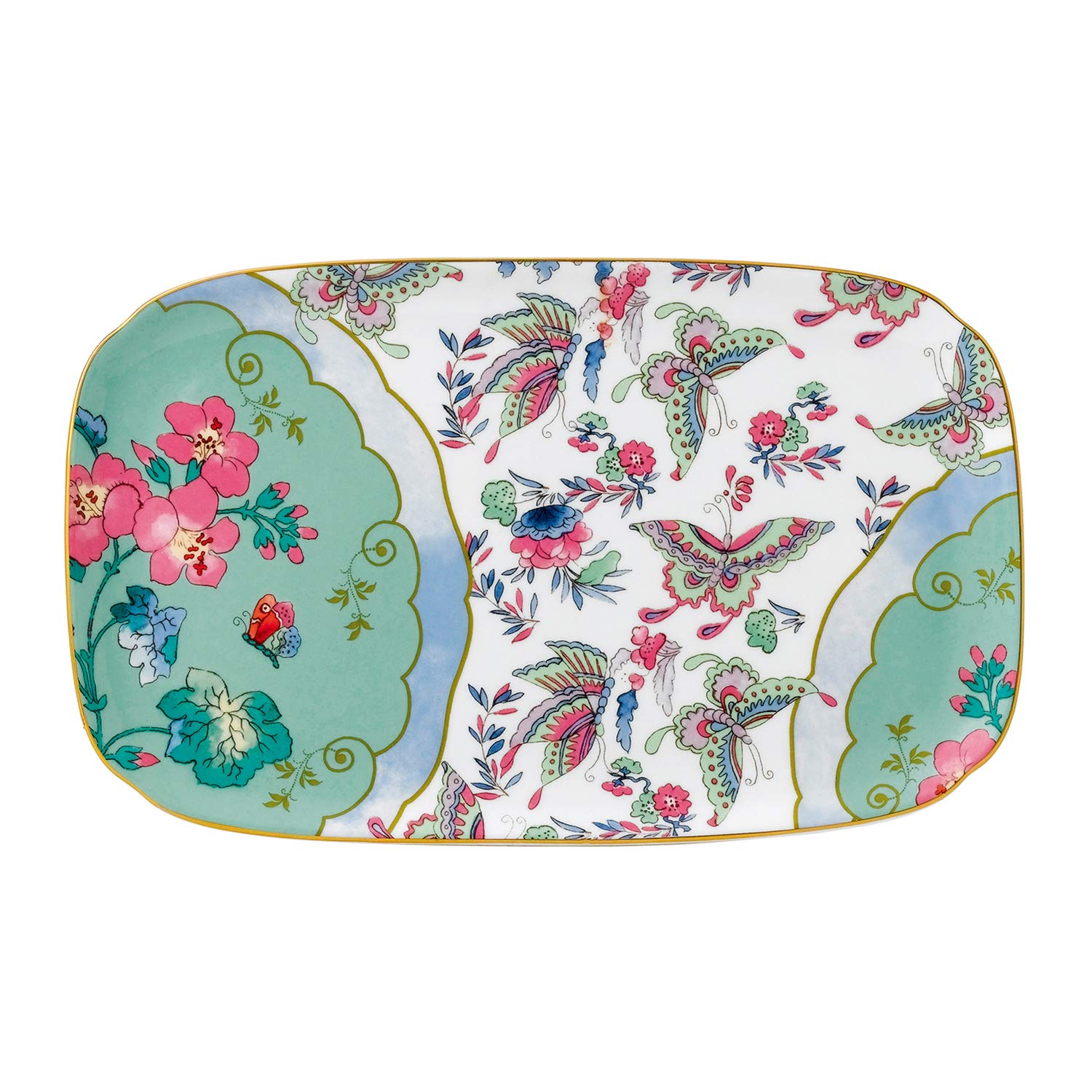 

[Officially Imported] Wedgwood Butterfly Bloom Sandwich Tray, Wedding Gift