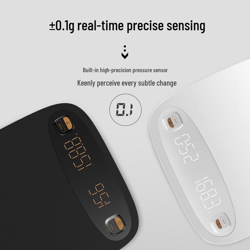 Chytrá kuchyňská váha dobíjecí přes USB: Kompaktní nástroj pro výživu kávy a jídla pro pohodlné pečení.