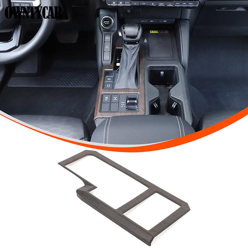 

Для Toyota Land Cruiser Prado 250 LC250 2024 ABS Імітація дуба Накладки на ручки дверей, кермо, дефлектори повітря, аксесуари 20