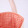 Jack O Lantern Candy Bag Checkered Pumpkin Face Basket Trick Or Treat Basket Handheld Handheld Gift Bag For Holiday Party