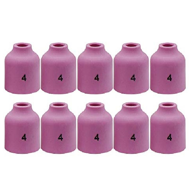 A84E-Alumina Nozzle Cup 53N Series Argon Arc Welding Accessories-TIG Gas Lens 4 Pieces