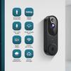 Wireless Wi-Fi Video Doorbell Camera with Two Way Audio, AI Motion Detection, Night Vision and Cloud Storage, 2.4G Wi-Fi Only