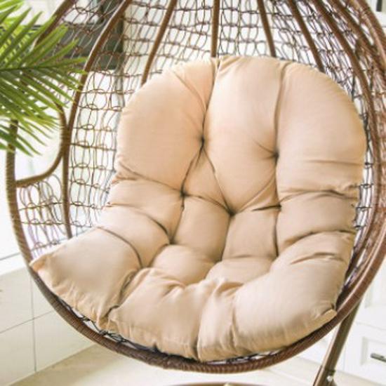 Removable Washable Cushion for Swing Chair – Indoor/Outdoor Hammock Chair Pad with Backrest